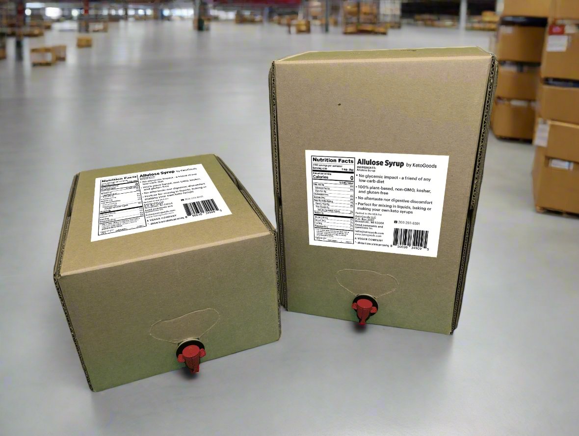 KG-AL-L-50 KetoGoods Allulose Syrup zero calorie sweetener bulk packaging #KG-AL-L-50